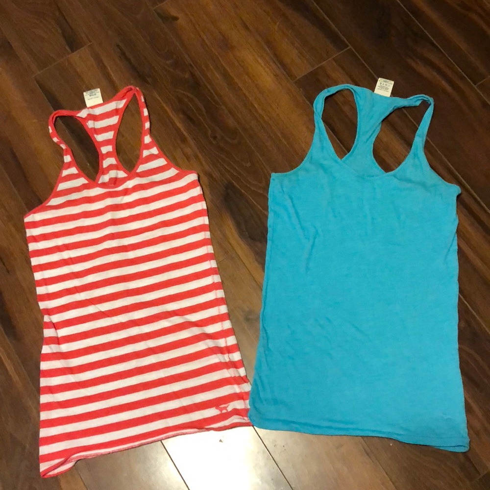 Two fitted tank tops
